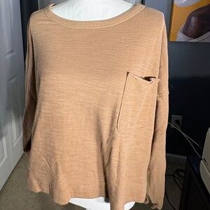 Aerie Waffle Knit Long Sleeve Top